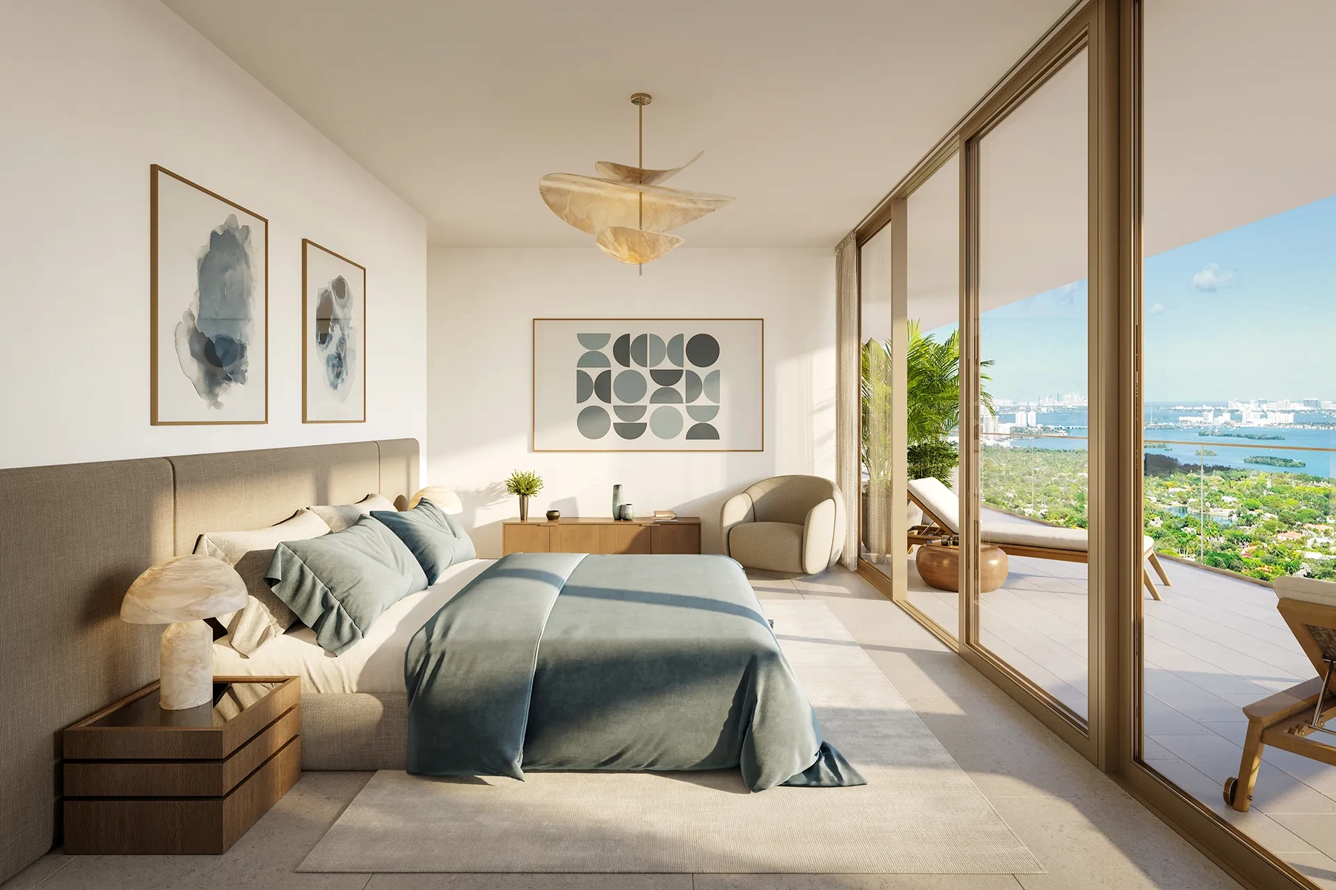 <h3>Wind Down</h3>
<p>With an eye towards the intersection of joy and sophistication, bedroom interiors can shift from lively to tranquil spaces as the sun makes its descent. </p>